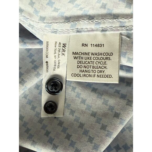 WRK 4 Way Stretch Soft Stretchy Career Men's Professional Dress Shirt 16.5 Neck. - Picture 5 of 5